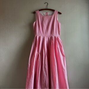 Cabbages & Roses gingham sleeveless summer dress